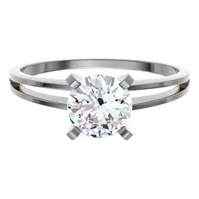 Anillo De Compromiso Oro Blanco 10kt Irene Aura Prata Talla 5.5 - $3,870.00 en Mercado Libre | PrecioMX