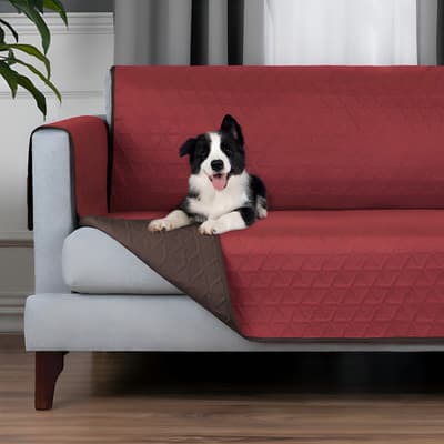 Cubresofá Real Textil Rojo - Café, Protector 3 Pzas ( Ch, M, G) Reversible, Doble Vista, Ajustable - Elige Tu Combinación Favorita - $879.20 en Mercado Libre | PrecioMX