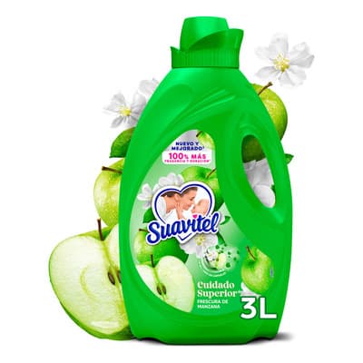 Suavizante De Ropa Suavitel Cuidado Superior Manzana 3 L. Disfruta De 100% Más Fragancia Y Duración. Extra Aroma Hasta Por 90 Días - $217.00 en Mercado Libre | PrecioMX