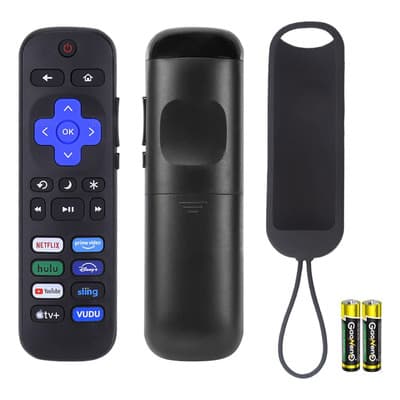 Control Remoto Para Roku Tv, Compatible Con Hisense Roku/tcl Roku/philips Roku/jvc Roku/onn Roku/rca Roku/sharp Roku/sanyo Roku/insignia Roku/magnavox Roku /LG Roku/element Roku/infocus Roku Smart Tv