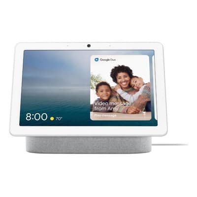 Google Nest Hub Max con asistente virtual Google Assistant, pantalla integrada de 10" color chalk - $8,499.00 en Mercado Libre | PrecioMX