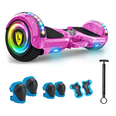 Patinete Electrico Hoverboard Baratas Bluetooth MIRREND T1 6.5inch Para Niño Color Violeta