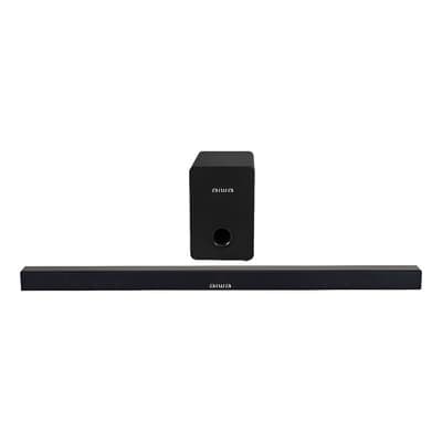 Barra De Sonido Aiwa Awsbh1w-w 2.1 Ch Bluetooth 120w Negro 50/60hz