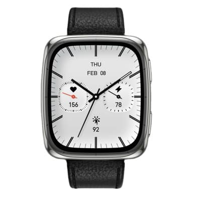 Amazfit Active 2 Reloj Inteligente De Alta Calidad Para Android Y iPhone, Batería De 10 Días, Resistente Al Agua, Mapas Gps, Monitor De Corazón Y Sueño, Modo Hyrox, Vidrio De Zafiro, Piel + Correa