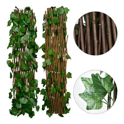 Muro Verde Expandible Follaje Hoja Artificial 1.2 X 3 1 Pz Color De La Estructura Café Color De La Planta Verde Oscuro Shopmall - $398.00 en Mercado Libre | PrecioMX