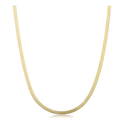 Elegante Collar Panza De Víbora Oro 10k 45cm 2mm Italy Dama Color Dorado - $4,829.30 en Mercado Libre | PrecioMX