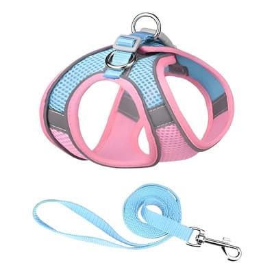 Pechera Arnés Transpirable Cómodo Con Correa Para Perro Gato Rosa-azul S - $78.57 en Mercado Libre | PrecioMX
