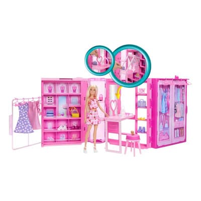 Barbie Set Clóset De Los Sueños Con Accesorios Y Muñeca Multicolor - $822.11 en Mercado Libre | PrecioMX