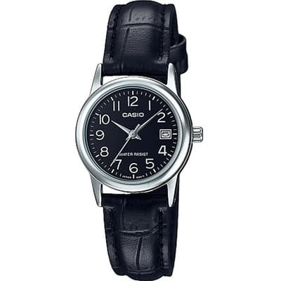 Reloj Analógico Plateado Casio Ltp-v002l-1budf Para Mujer Negro - $884.28 en Mercado Libre | PrecioMX