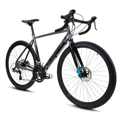 Bicicleta Alubike Mazzima Ruta 14 Velocidades Rodada 700 Color Gris Tamaño del cuadro 48 cm