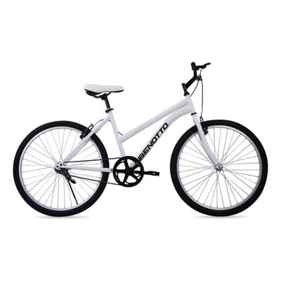Bicicleta Benotto Montaña Pmo R26 1v Mujer Frenos V Acero Blanco - $3,479.00 en Mercado Libre | PrecioMX