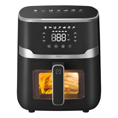 Freidora De Aire 5l Multifuncional Con Ventana Mirati Color Negro - $949.00 en Mercado Libre | PrecioMX