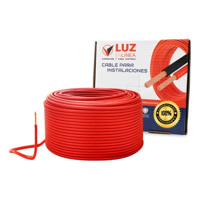 Cable Eléctrico Calibre 10 En Caja 100m Somos Fabricantes! Rojo - $429.96 en Mercado Libre | PrecioMX