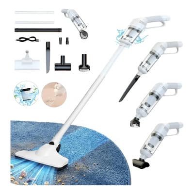 8 En 1 Aspiradora Mano Portátil Para Incluye Un Cepillo De Boquilla Larga Y Una Manguera De Extensión, Aspirador Para Limpiar Alfombras Y Manchas De 16 Kpa, Adecuados Para Limpiar Pelo De Mascotas, Su