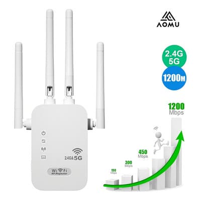 Repetidor Wifi 5ghz 2.4ghz Aomu 1200mbps 4 Antenas Inalámbrico - $278.00 en Mercado Libre | PrecioMX