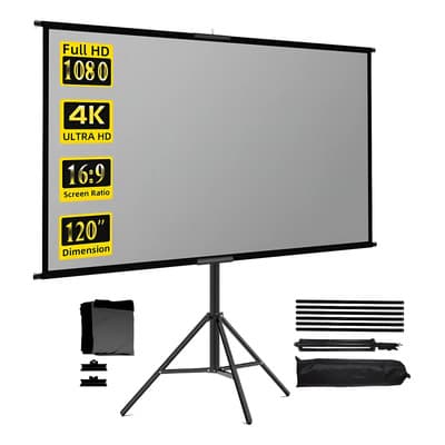 Pantalla Proyector Alr 120 Con Soporte Triangular Plegable - $611.34 en Mercado Libre | PrecioMX