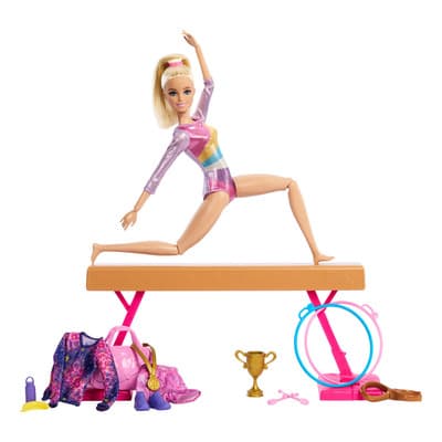 Barbie Profesiones Set De Juego Gimnasta Cabello Rubio Color Multicolor - $899.00 en Mercado Libre | PrecioMX
