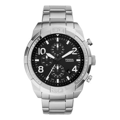 Reloj Fossil Fs5710 Color Plateado Negro - $2,286.78 en Mercado Libre | PrecioMX