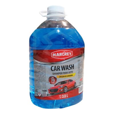 Shampoo Con Cera Para Auto Espumoso Car Wash Margrey 3.8l