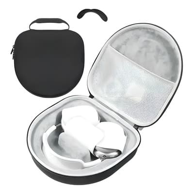Estuche Funda Case De Auriculares Grandes Para AirPods Max Color Negro