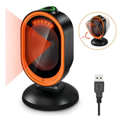 1d Qr 2d Lectores De Código De Barras Omnidireccional Kuiiyer Cabeza De Escaneo Ajustable De 45° Escáner Automático De Escritorio Por Cable Usb Para Supermercados Comerciales Almacenes - $465.14 en Mercado Libre | PrecioMX