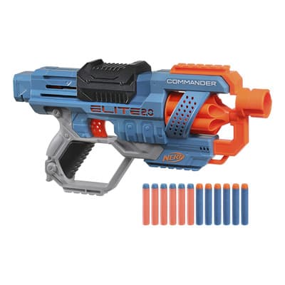 Nerf Elite 2.0 Commander Rd-6 Blaster Con 12 Dardos Color Azul - $329.00 en Mercado Libre | PrecioMX