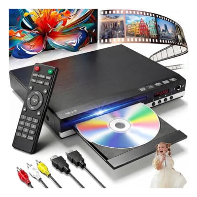 Reproductor Dvd 229 Portátil Con Usb Y Pantalla Hd Giratoria Incluye Controlreproductor De Dvd Hd 1080p Para Tv Con Hdmi Usbcada Fotograma Es Nítido Y Realistacompatible Con Función De Karaoke Negro - $594.00 en Mercado Libre | PrecioMX