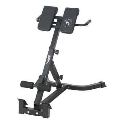 Banco De Hiperextensión Bywell Deportivo Multifuncional Negro