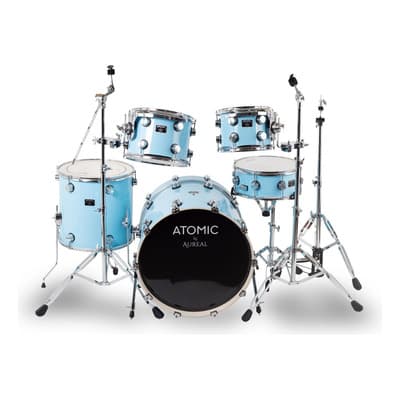 Batería Acústica Aureal Atomic Semiprofesional Lb Color Azul Claro - $11,999.00 en Mercado Libre | PrecioMX