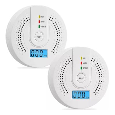 Vidabee Detector De Monóxido De Carbono 2pza Con Alta Cobertura Y Alarma Con Sonido,equipado Con Baterías,alerta De Decibelios Altos Adecuado Para Residencias Oficinas Supermercados Comerciales Blanco - $209.47 en Mercado Libre | PrecioMX