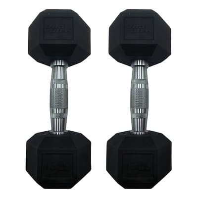 Par De Mancuernas Hexagonales 15 Lb Cromadas Wod Pro® Color Cromado - $799.00 en Mercado Libre | PrecioMX