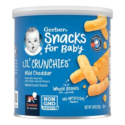 Gerber Lil Crunchies Snack Para Bebes 42g Sabores Variados Sabor Apple Sweet Potato - $303.49 en Mercado Libre | PrecioMX