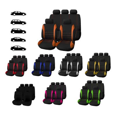 Set Funda Universal Cubre Asiento Automóvil 10 Pcs Fundas