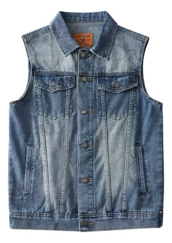 Chaleco Mezclilla Hombre Algodón Fashion Casual Arjen Kroos - $294.53 en Mercado Libre | PrecioMX