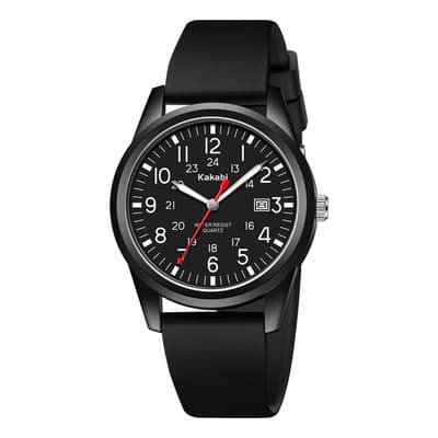 Reloj Ben Nevis Cuarzo Analógico Fácil De Leer Formato De 24 Horas Calendario Impermeable Manecillas Luminiscentes Correa Silicona Ligera Negro - $57.80 en Mercado Libre | PrecioMX