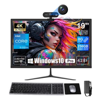 All In One Intel 8gb Ram 256gb Ssd 19 Fhd+teclado En Español