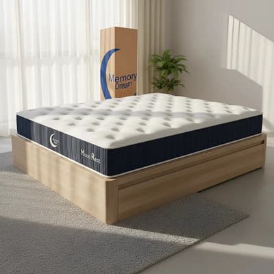 Colchón King Size 5 años garantizados con Resortes Independientes, Ortopédico, Firmeza Media, Colchón en Caja, Tela de bambu Suave al Tacto, Memory Dream Moon Rest - $5,999.00 en Mercado Libre | PrecioMX