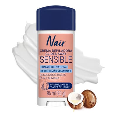 Nair Crema Depiladora Corporal Glides Away Coconut Oil 86 Ml Todo Tipo De Piel - $91.31 en Mercado Libre | PrecioMX