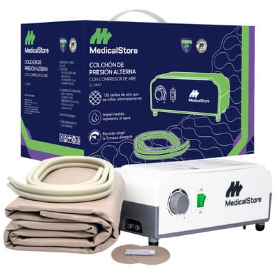 Colchon De Presion Aire Alterna Antillagas Blanco Medicalstore Z-or65y68