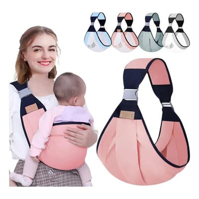Fular Para Bebé, Canguro, Rebozo, Portabebes, Ergonómico Rosa Malla Código Medio M - $88.99 en Mercado Libre | PrecioMX