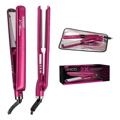 Alaciadora Profesional X-titanium 25mm Timco Tit-230p Color Rosa