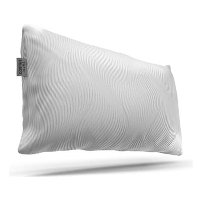 Almohada Memory Foam Smart Bamboo King Size Blend con Relleno Ajustable Antiacaros Hipoalergenica con Funda Removible de Bambú Suave