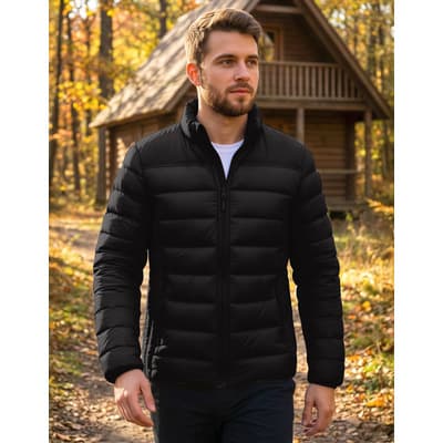 Chamarra Hombre Caballero Acolchada Nylon Puffer Capitonada
