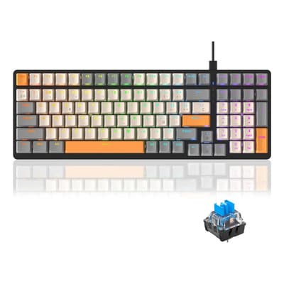 Free Wolf K3 Teclado Mecánico Gamer Con Ñ, 98 Teclas Pbt Teclado Cableado, Teclados Para Juegos, Teclado Qwerty, 10... Español - $598.00 en Mercado Libre | PrecioMX