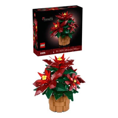 Lego® Icons Nochebuena Set De Construcción Floral 10370 608 Flor De Pascua - $740.00 en Mercado Libre | PrecioMX