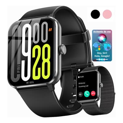 Smartwatches Reloj Inteligente, Smartwatch Hombre, Llamada Bluetooth, Ip68, Notificación De Mensajes, Reloj Smartwatch... Negro Gris Oscuro - $379.00 en Mercado Libre | PrecioMX