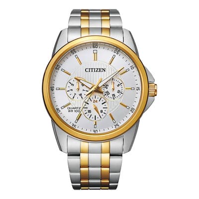Reloj Citizen Quartz Czag834457b Color De La Correa Dorado Color Del Bisel Pvd Dorado Color Del Fondo Gris - $3,243.75 en Mercado Libre | PrecioMX