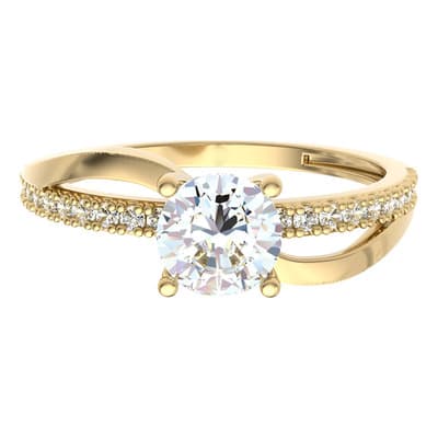 Anillo Compromiso Oro Amarillo 10k Kt Joyas Aura Prata Talla 9.5 - $3,379.00 en Mercado Libre | PrecioMX