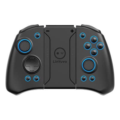 Control Pro Inalámbrico Para Switch/oled/lite Ks33 Linyuvo Negro/azul