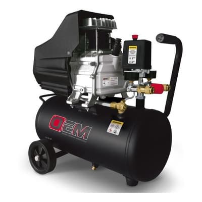 Compresora Mikel's 2.5 COEM-2.5 Hp 25 Lts Eléctrico Calidad Oem Color Negro Fase eléctrica